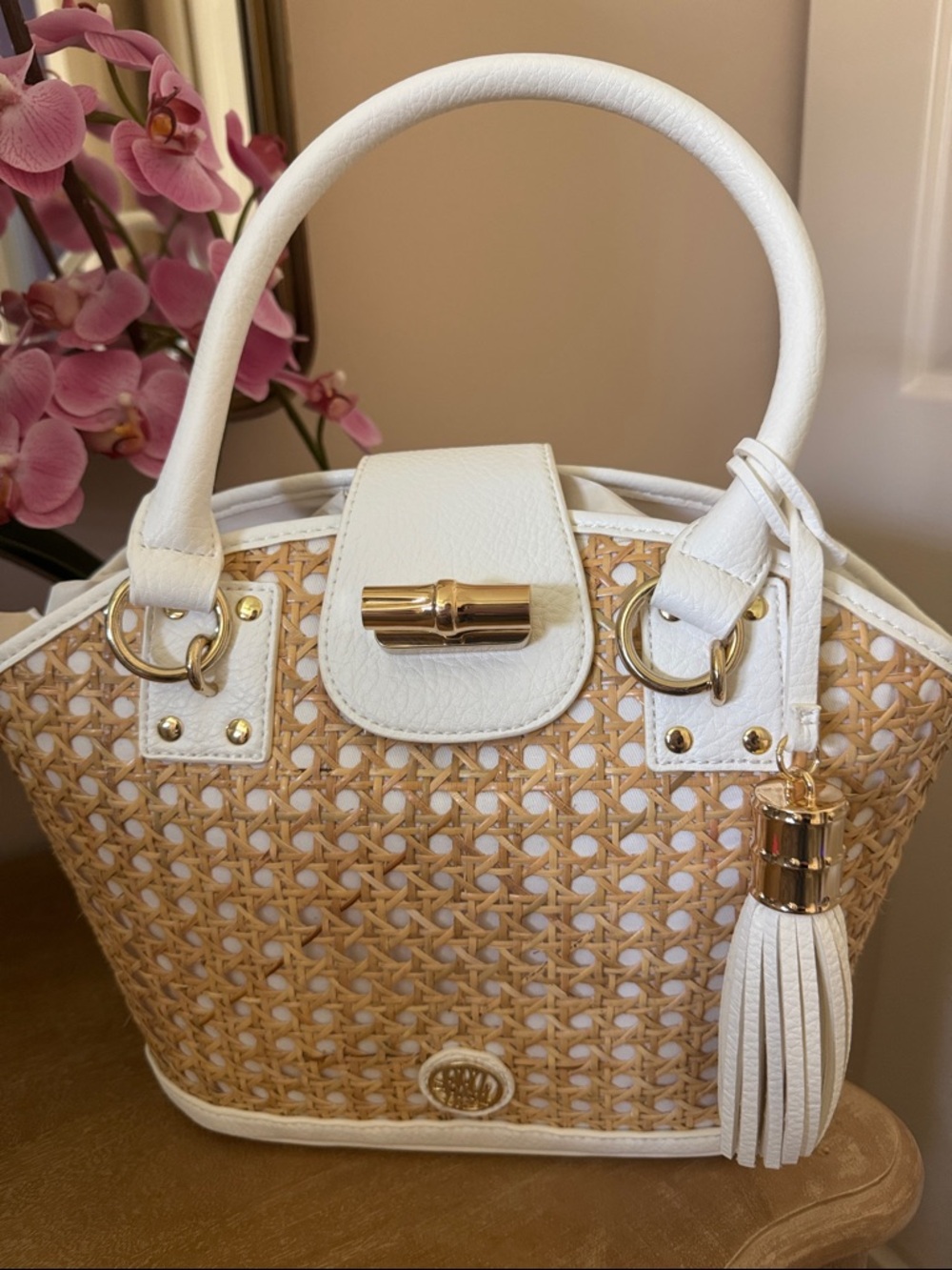 Lilly Pulitzer Adeline Cane Bag